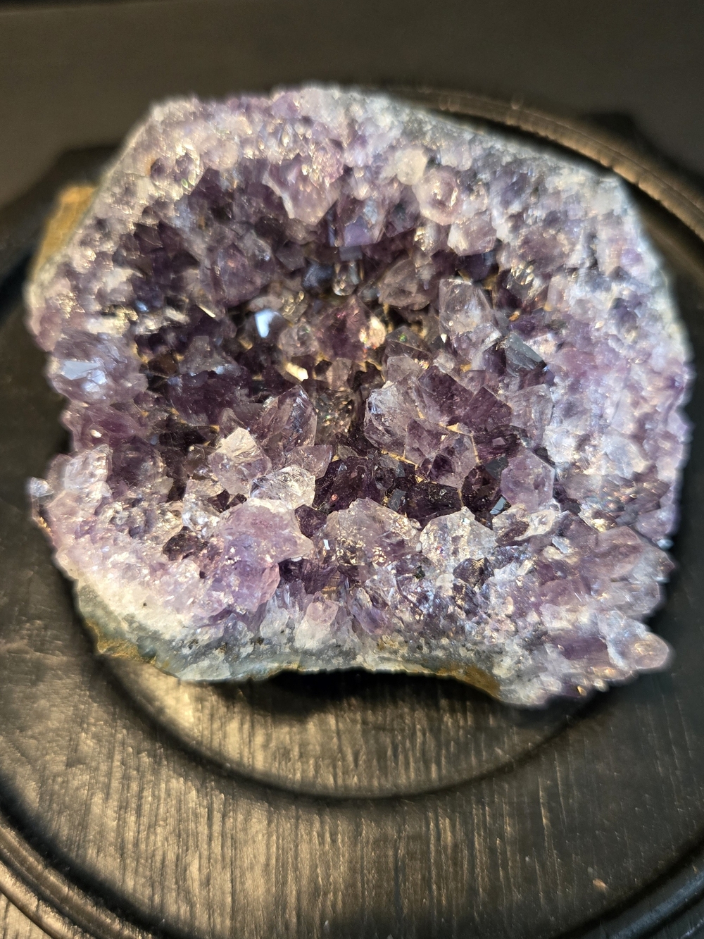 💜 Natural Amethyst Geode Cluster – 6.81 oz / 193g